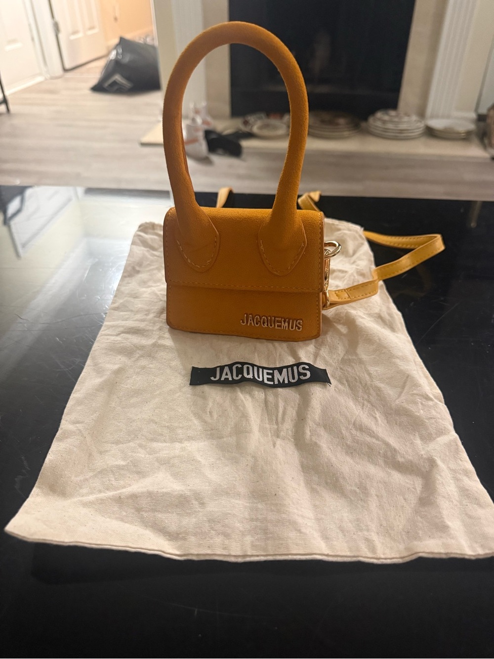 Jacquemus Le Chiquito Canvas Signature Mini Handbag - Picture 2 of 7